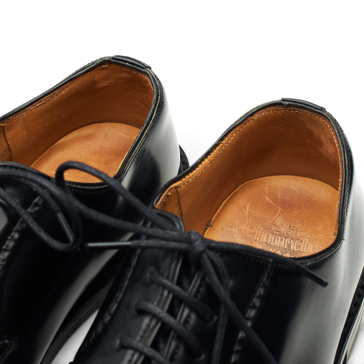 'Shannon' Black Leather Derby UK 9 F