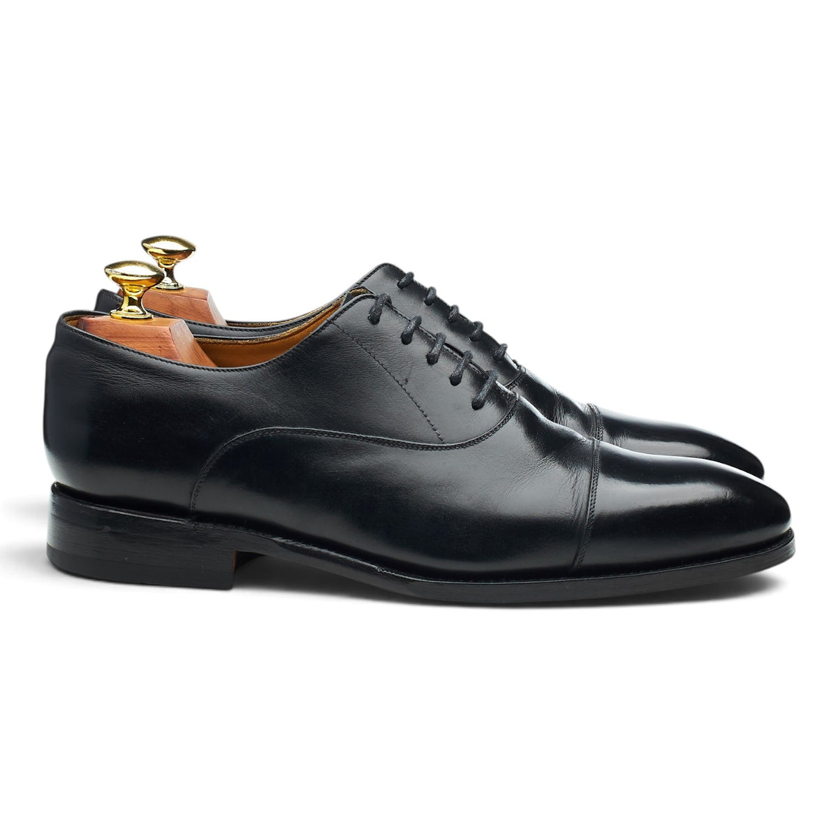 '101534' Black Leather Oxford UK 7