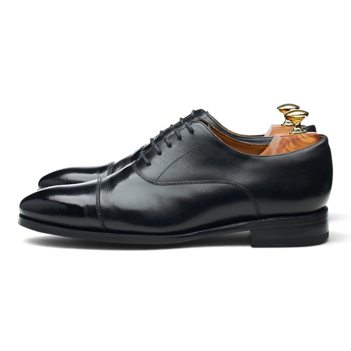 '101534' Black Leather Oxford UK 7