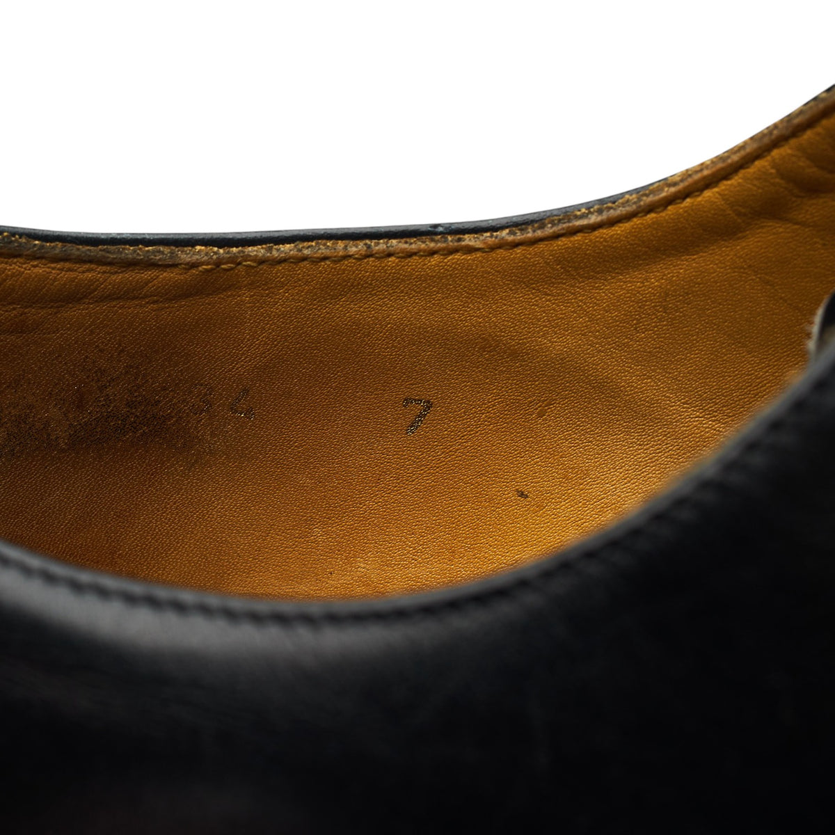 '101534' Black Leather Oxford UK 7