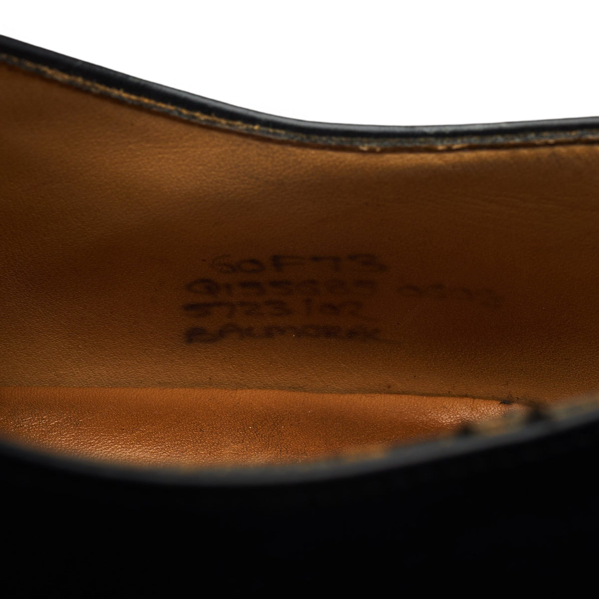 'Balmoral' Black Leather Oxford UK 6 F