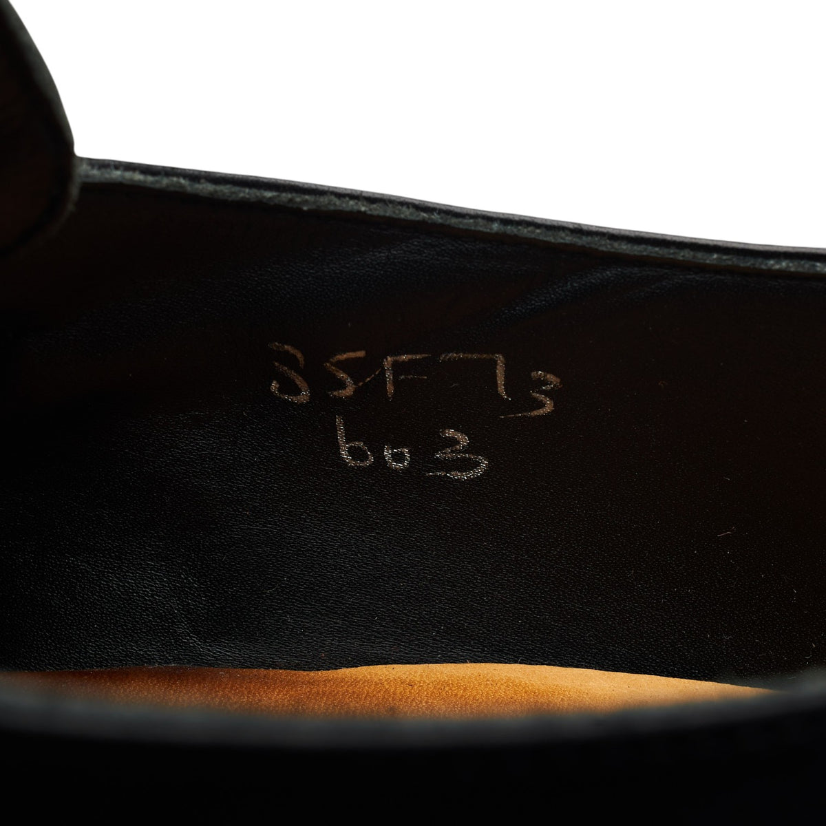 Black Leather Single Monk Strap UK 8.5 F