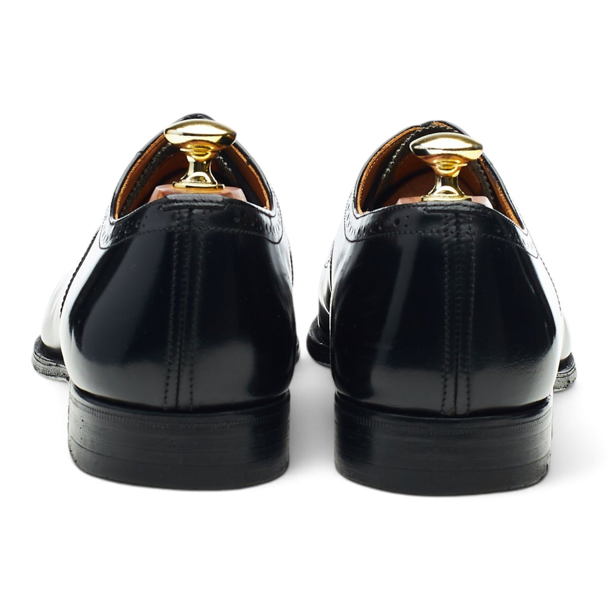 'Legate' Black Leather Oxford Brogues UK 7 H