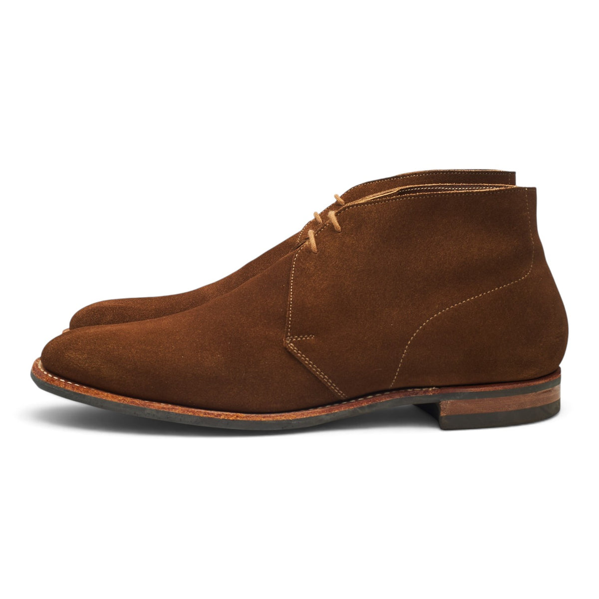 'Hartland' Snuff Brown Suede Chukka Boots UK 8.5 E