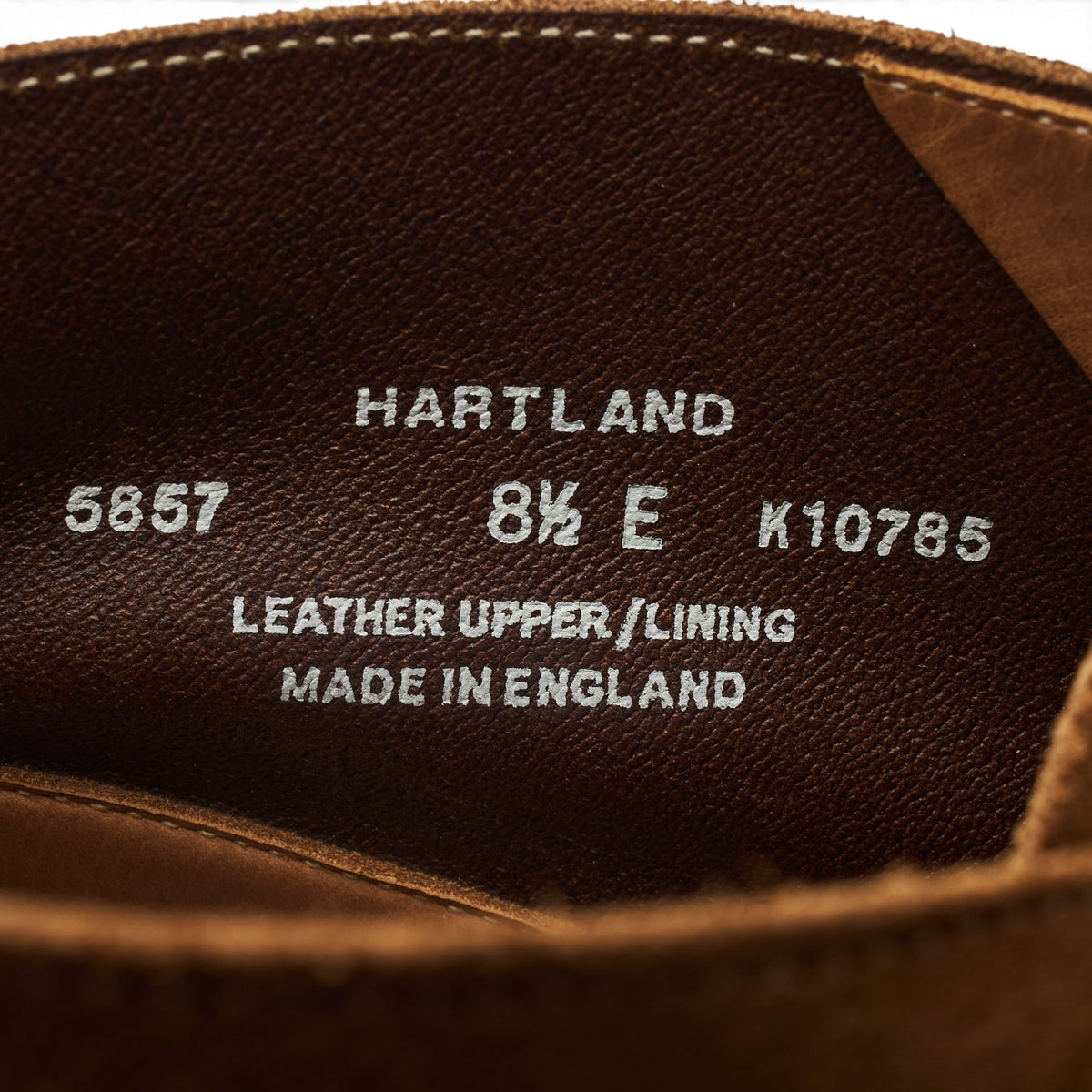 'Hartland' Snuff Brown Suede Chukka Boots UK 8.5 E