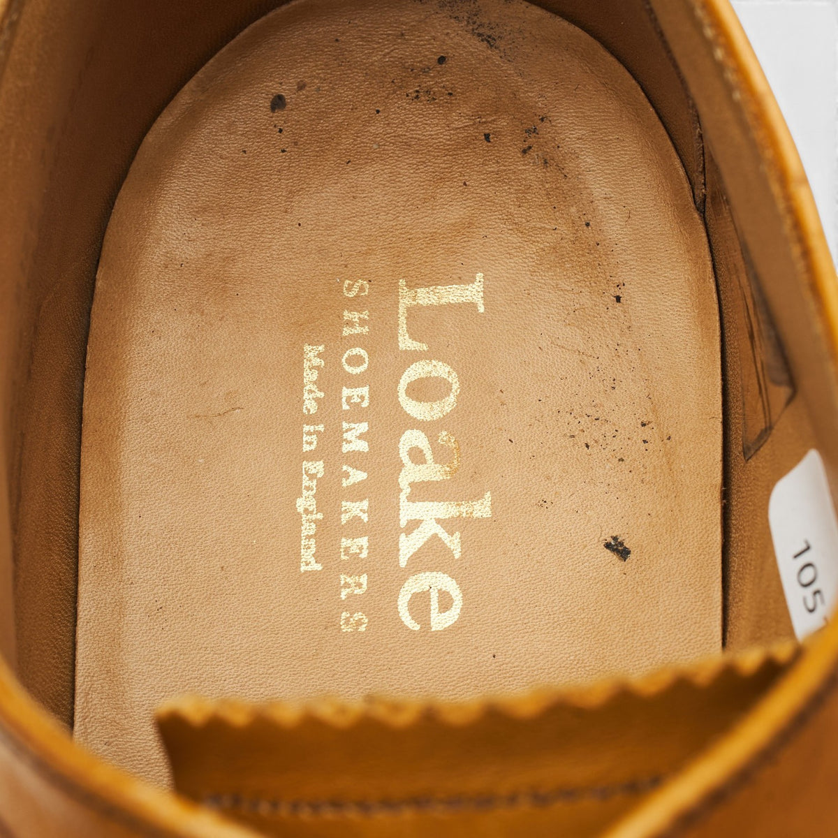 'Bovey' Tan Brown Leather Oxford Brogues UK 7.5 G