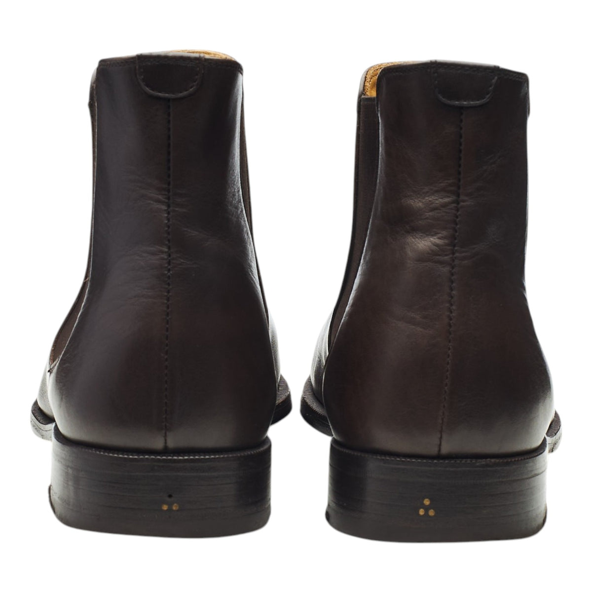 'Wall' Dark Brown Leather Chelsea Boots UK 8 EU 42