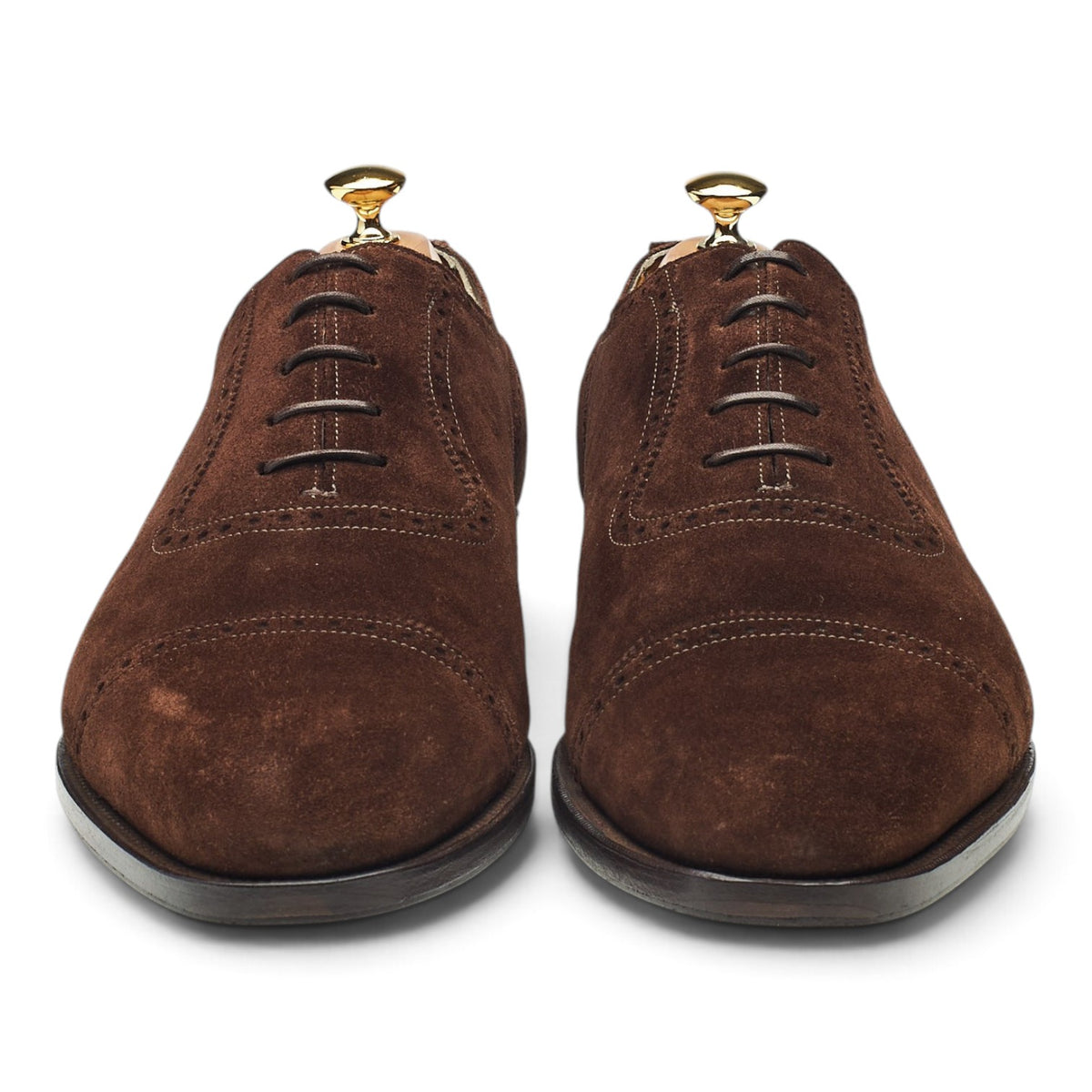 'Canterbury ' Dark Brown Suede Oxford Brogues UK 13 D