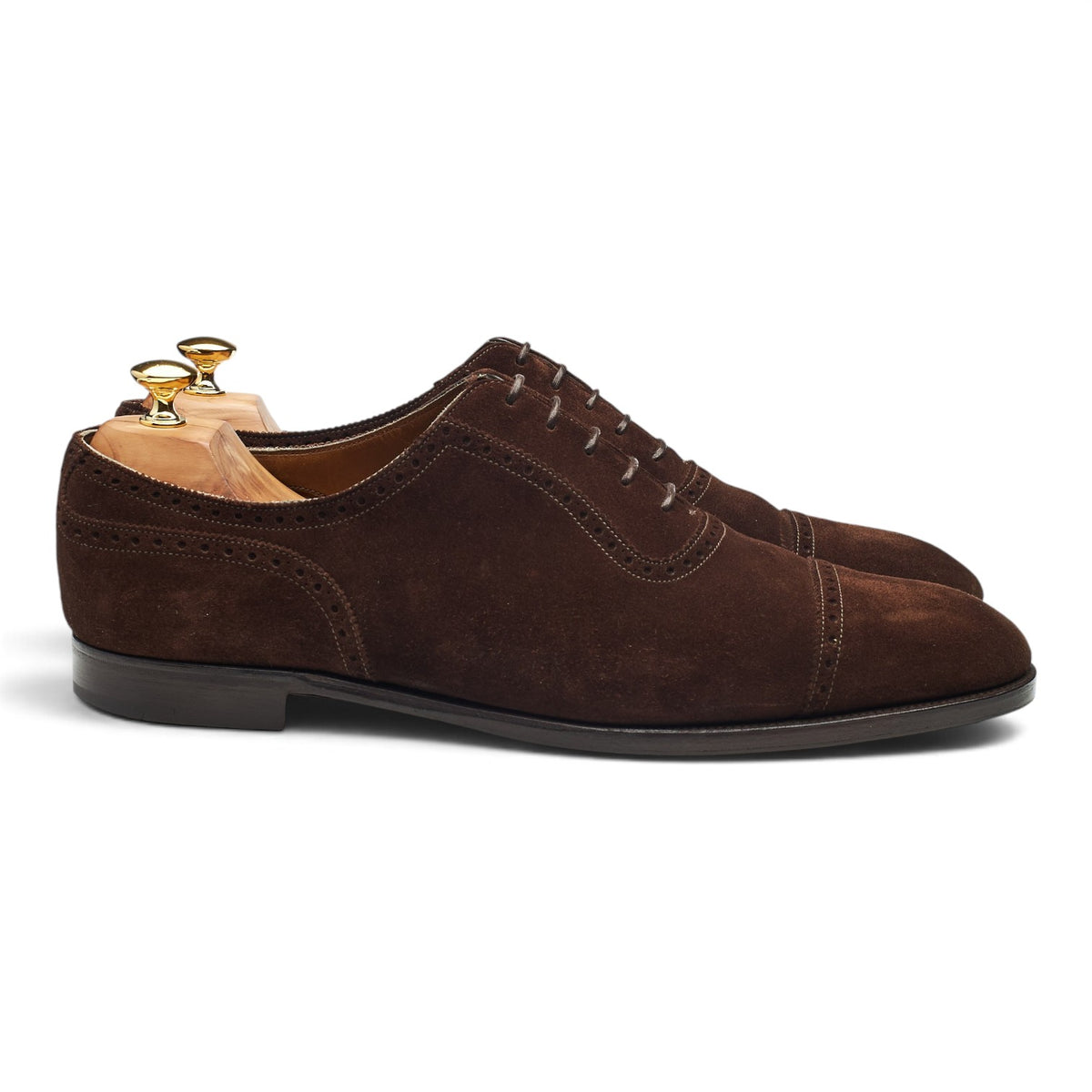 'Canterbury ' Dark Brown Suede Oxford Brogues UK 13 D