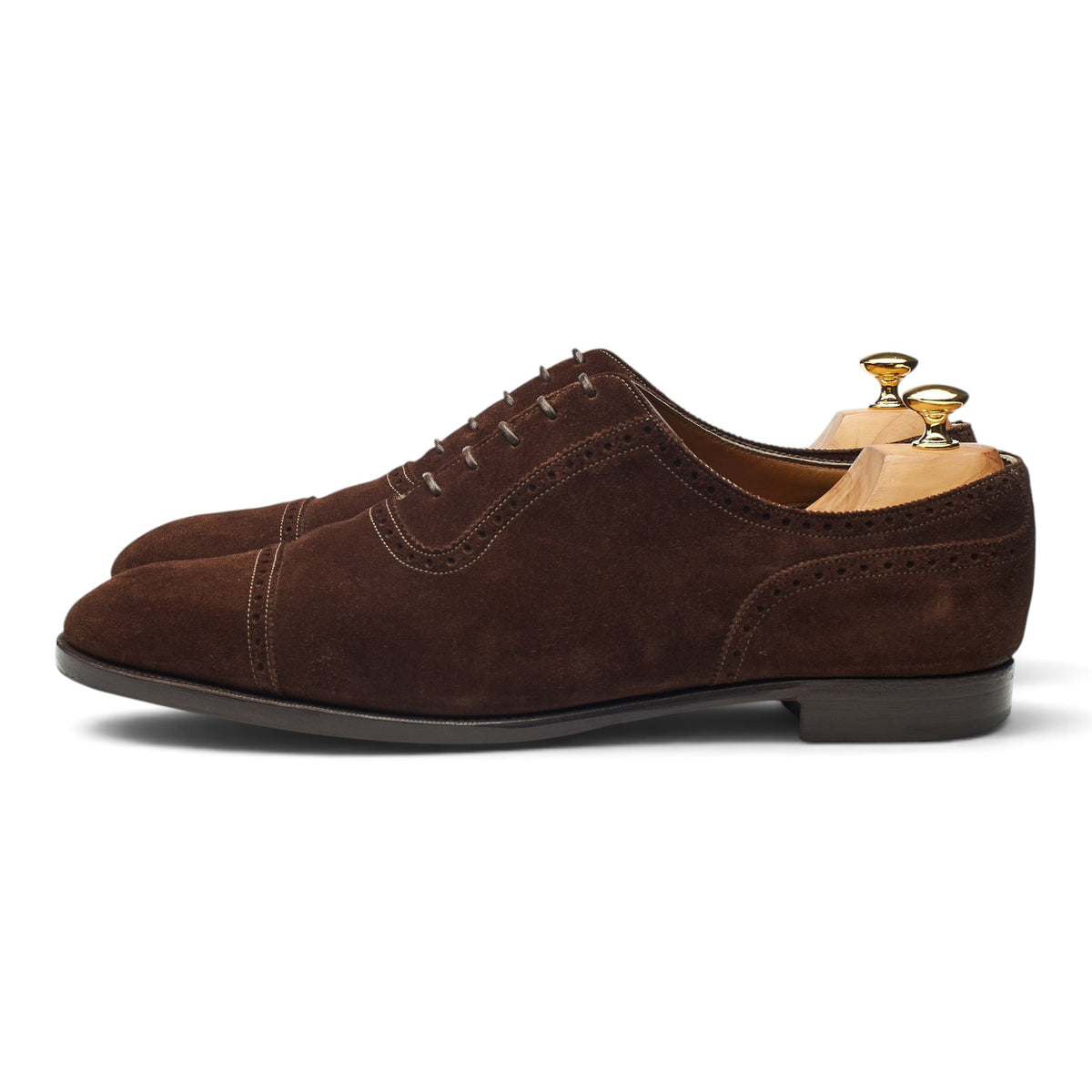 'Canterbury ' Dark Brown Suede Oxford Brogues UK 13 D