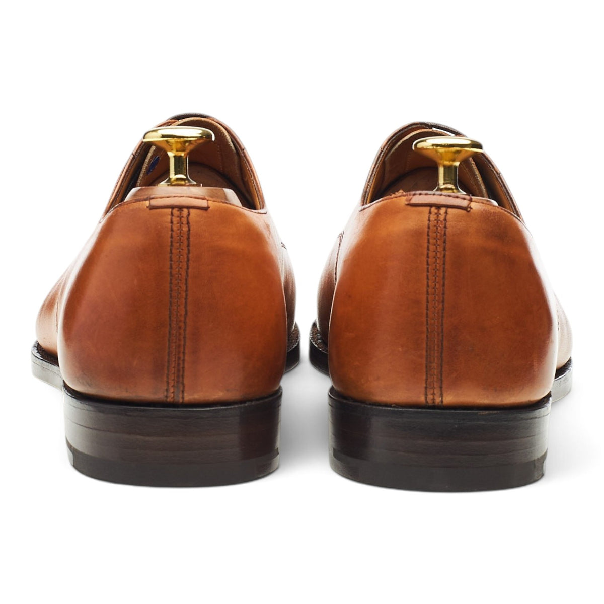 'Canberra' Tan Brown Leather Oxford UK 8 F