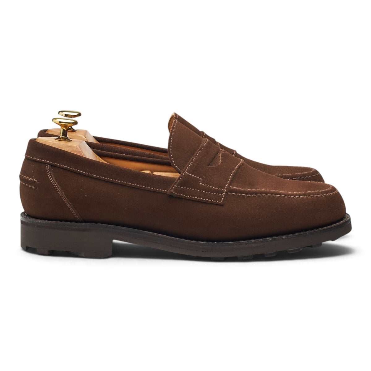 'Hendon' Brown Suede Loafers UK 8 EX
