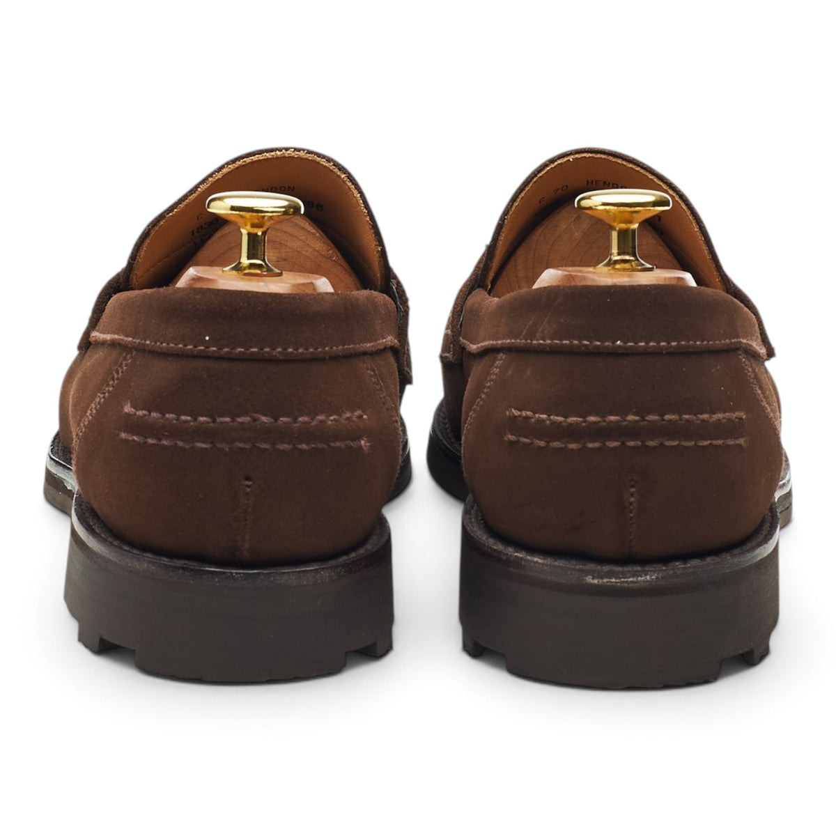 'Hendon' Brown Suede Loafers UK 8 EX