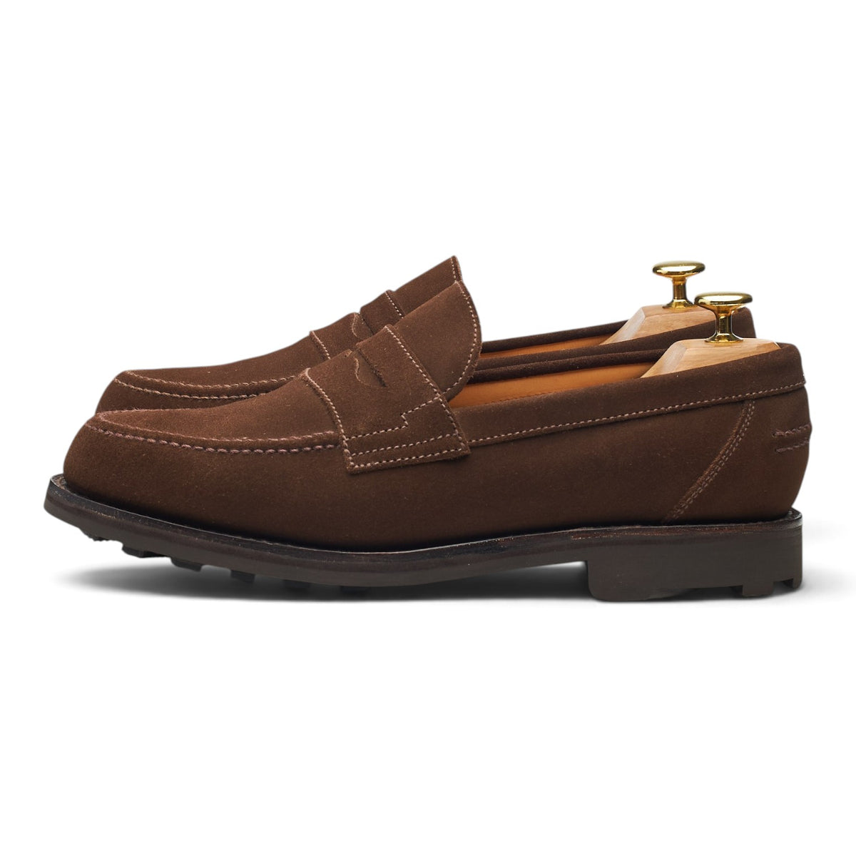 'Hendon' Brown Suede Loafers UK 8 EX