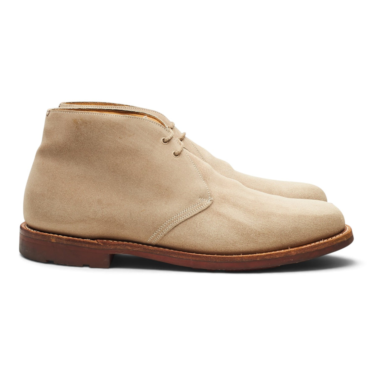 'Cowley' Beige Suede Chukka Boots UK 9.5 F