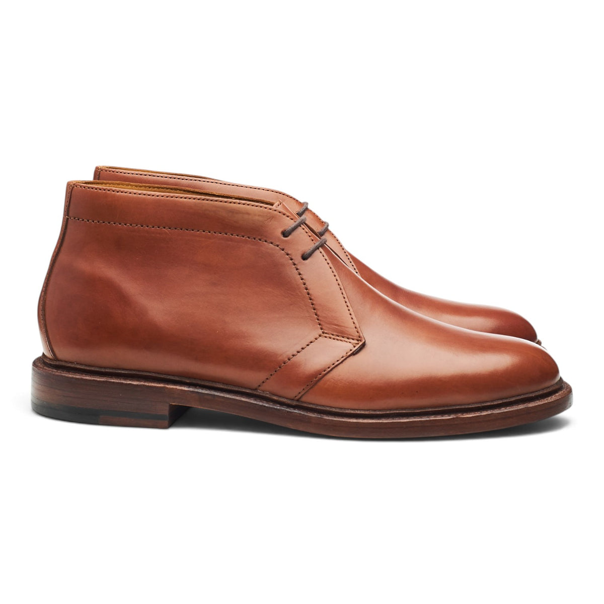 'Ludlow' Tan Brown Leather Chukka Boots UK 7 US 8 D