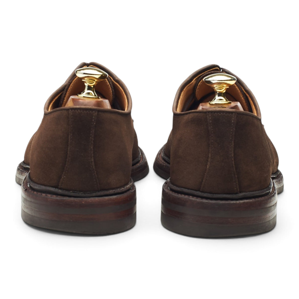 'Lanark 3' Dark Brown Suede Derby UK 7 E