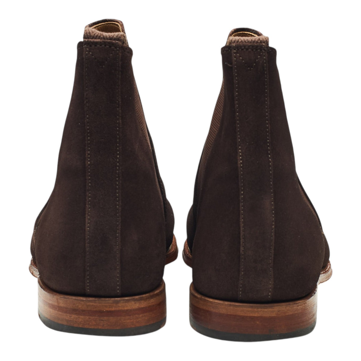 'Nolan' Brown Suede Chelsea Boots UK 10.5 F