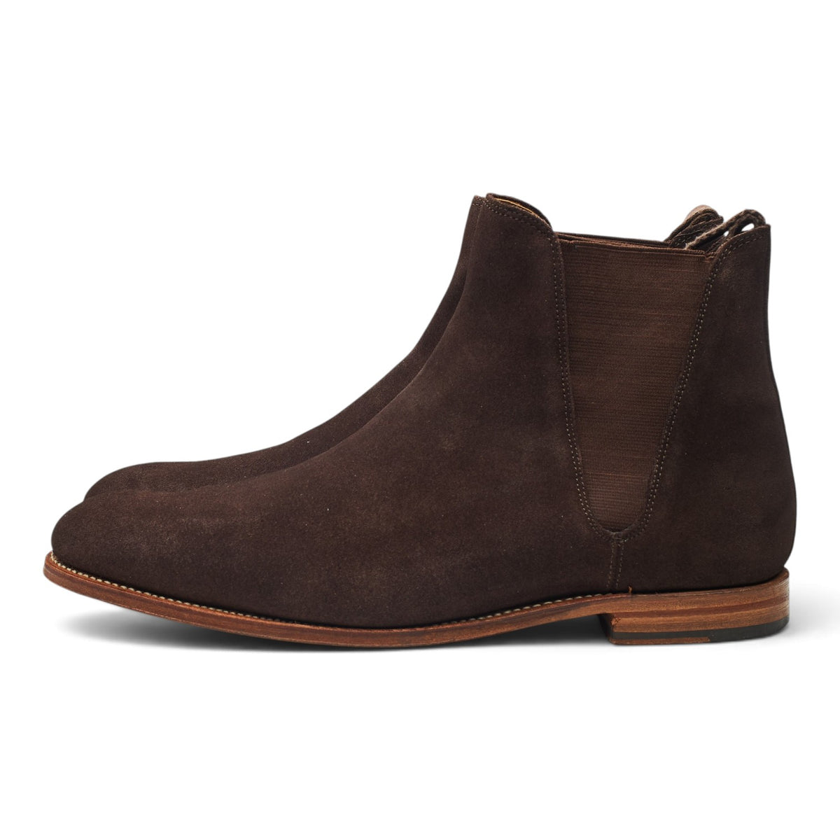 'Nolan' Brown Suede Chelsea Boots UK 10.5 F
