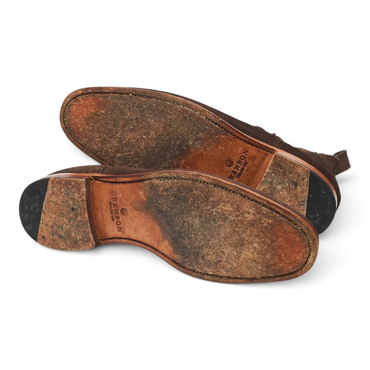 'Nolan' Brown Suede Chelsea Boots UK 10.5 F
