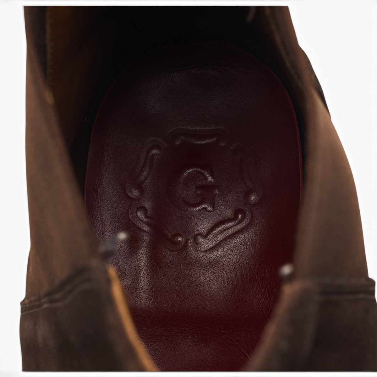 'Nolan' Brown Suede Chelsea Boots UK 10.5 F