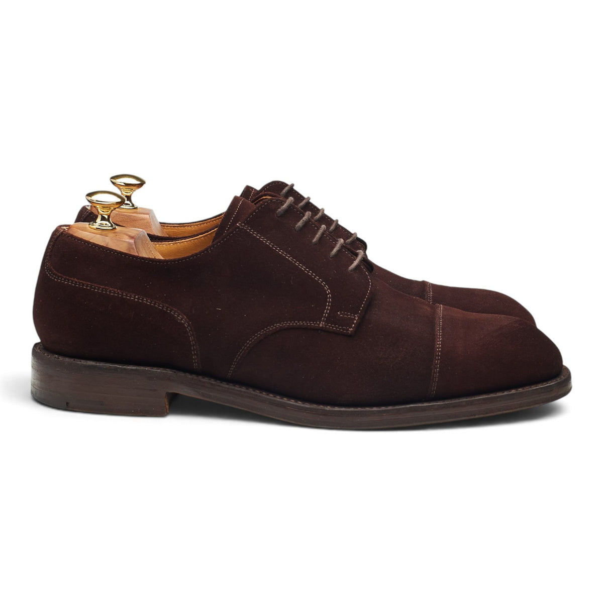 'Deacon' Burgundy Suede Derby UK 10 F