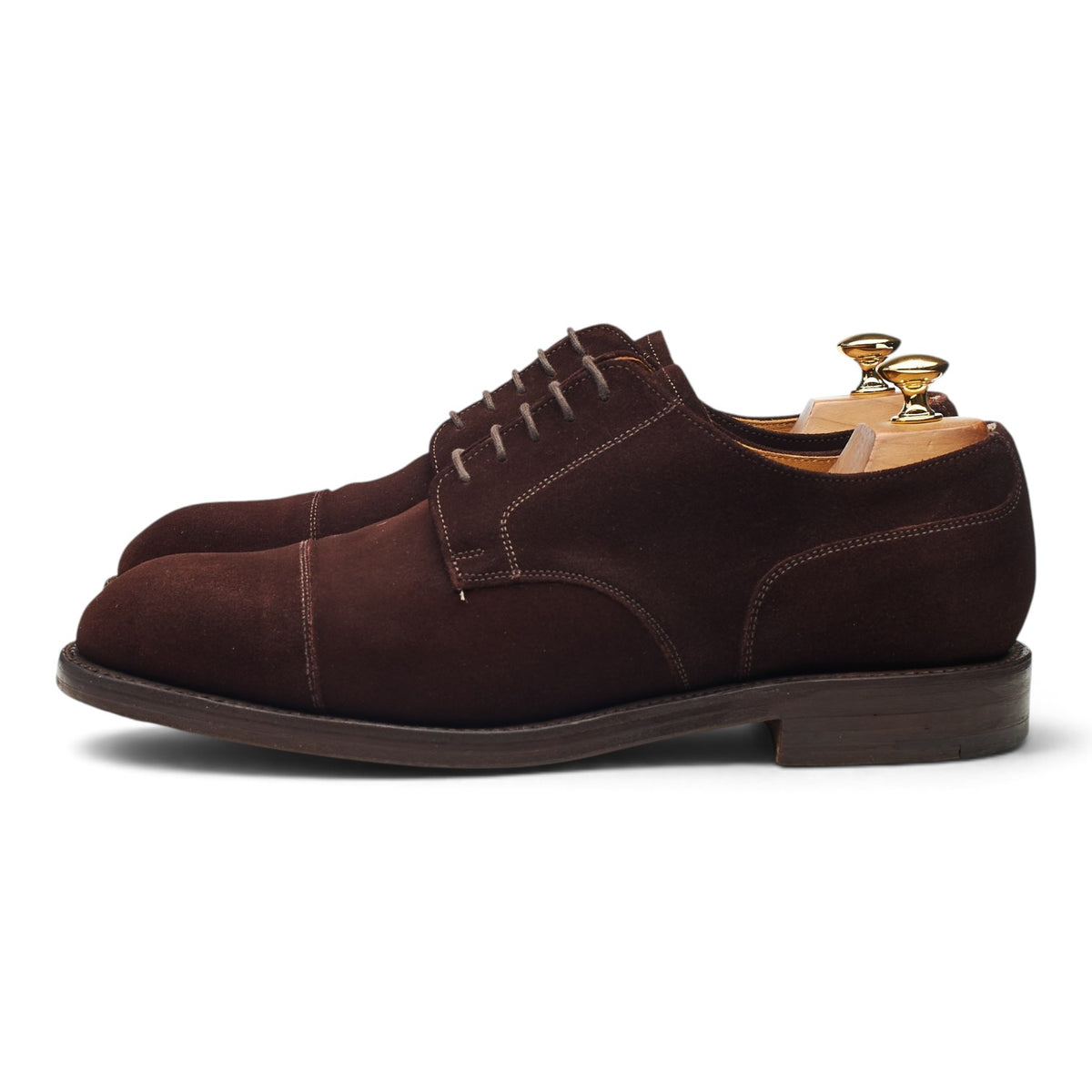 'Deacon' Burgundy Suede Derby UK 10 F