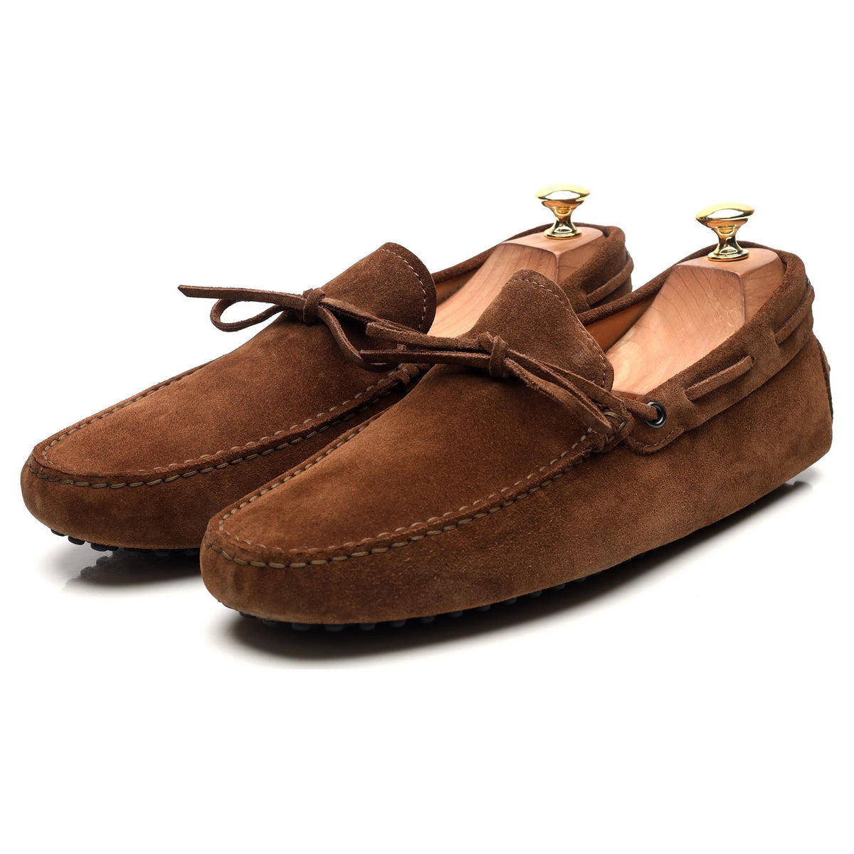 Gommino Brown Suede Driving Loafers UK 10