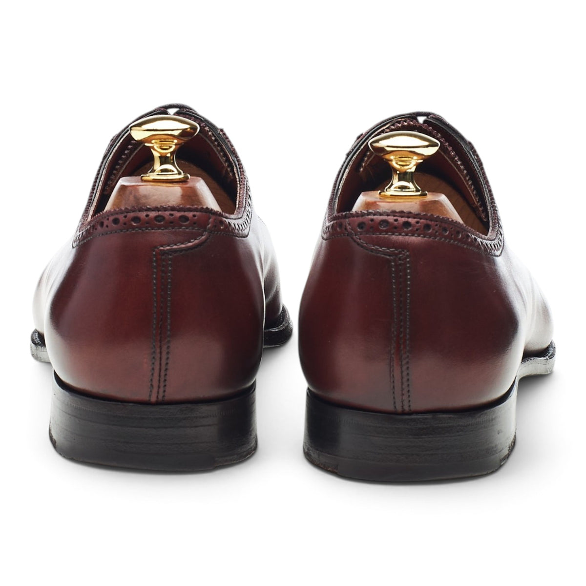 'Walcot' Burgundy Leather Oxford UK 9.5 E