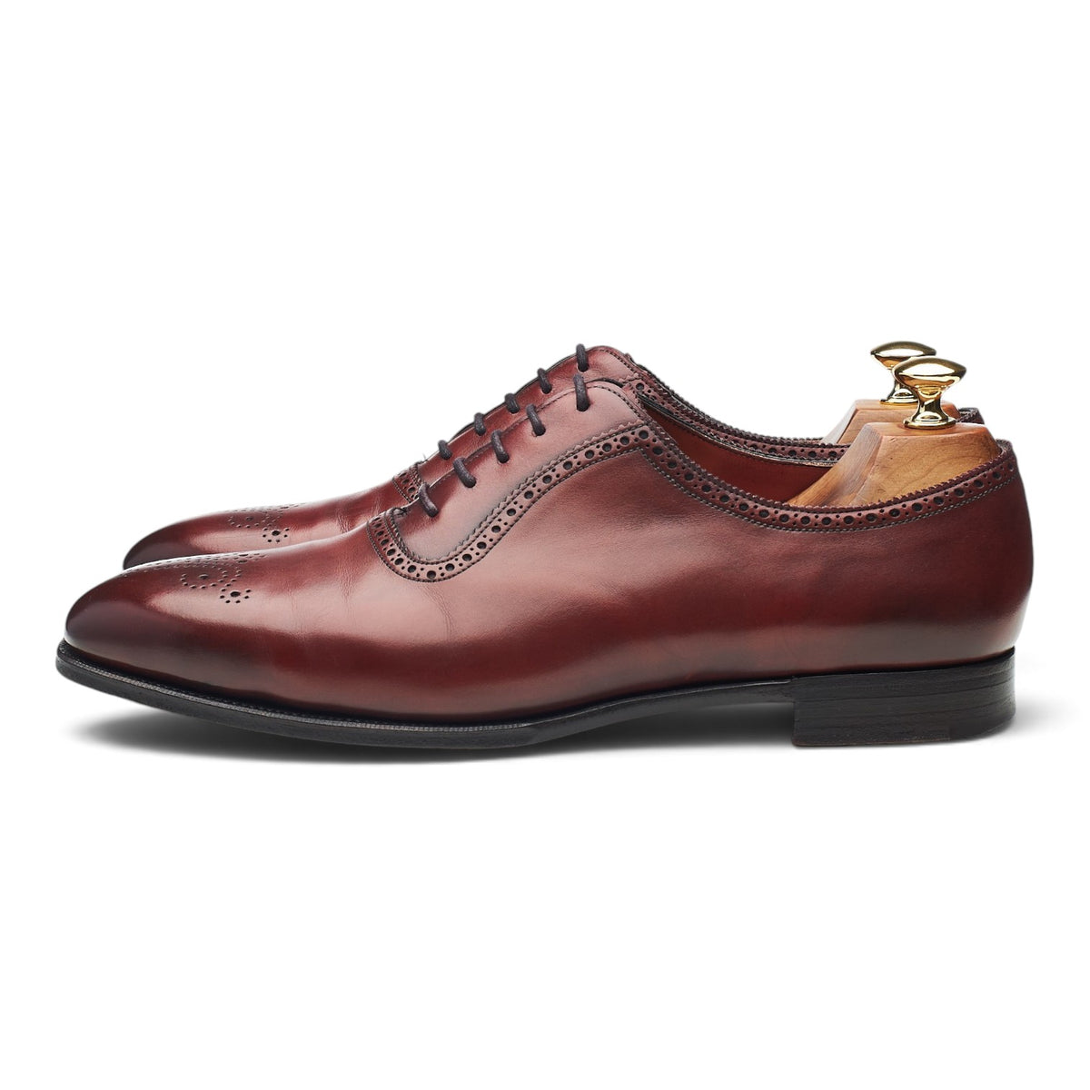 'Walcot' Burgundy Leather Oxford UK 9.5 E