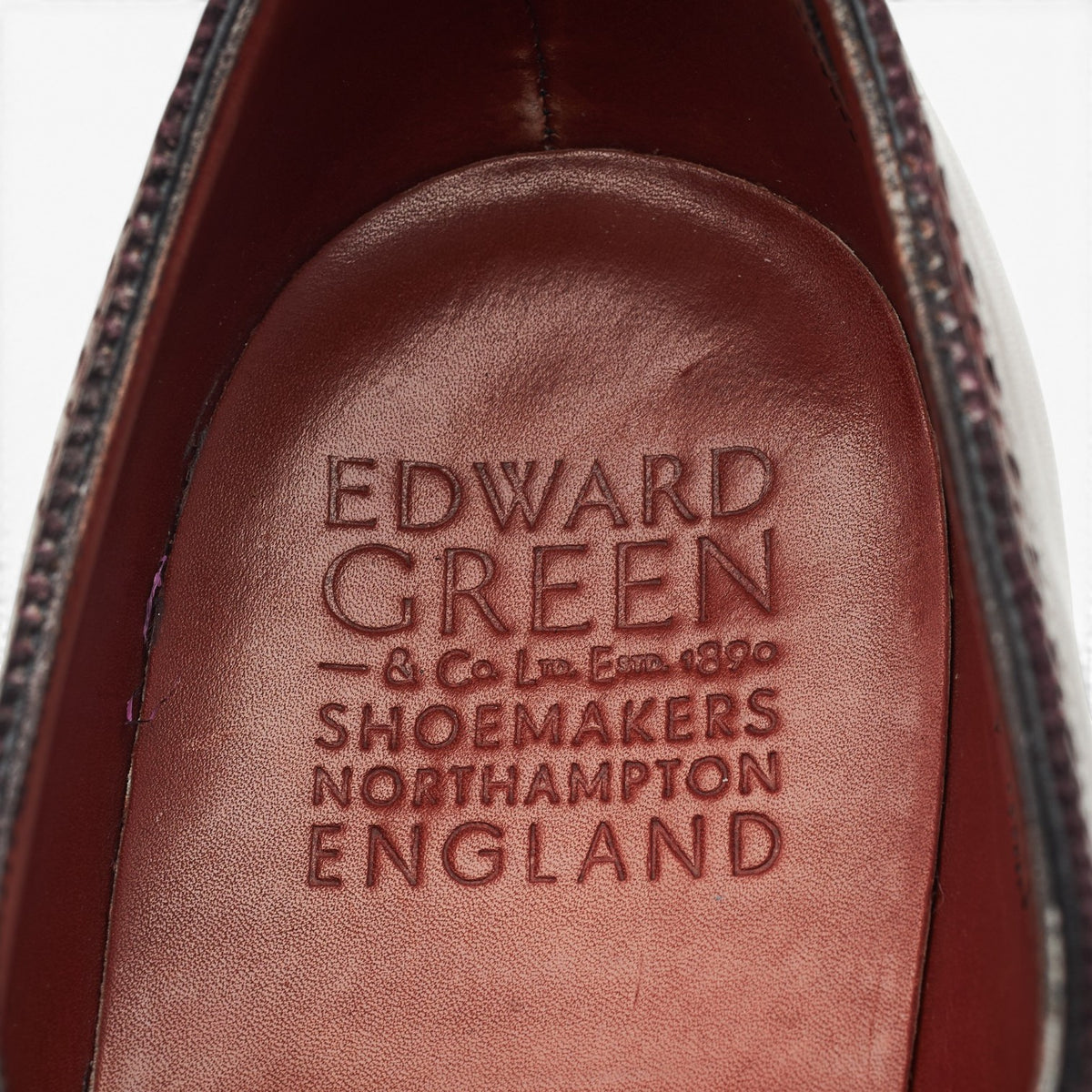 'Walcot' Burgundy Leather Oxford UK 9.5 E
