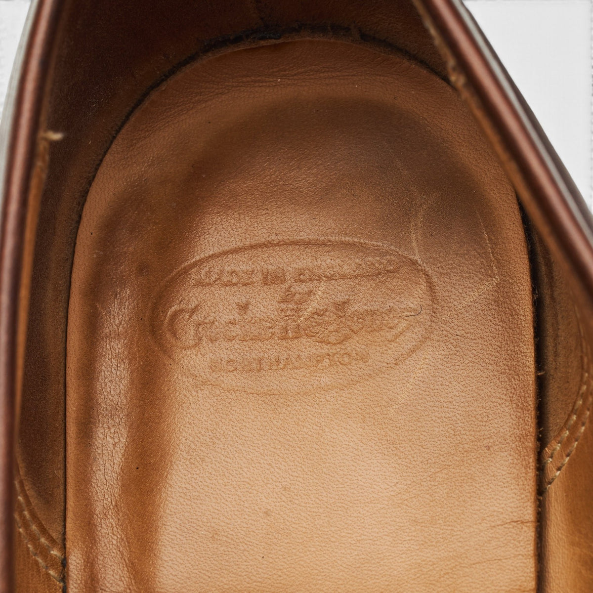 'Bury 2' Dark Brown Split Toe Leather Loafers UK 9.5 E