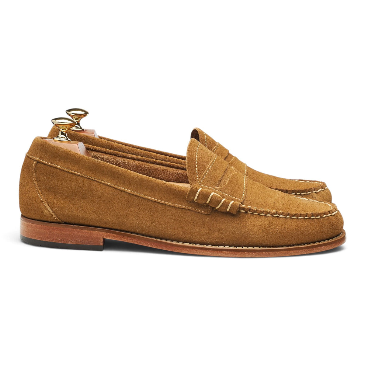 'Weejuns' Tan Brown Suede Loafers UK 9.5