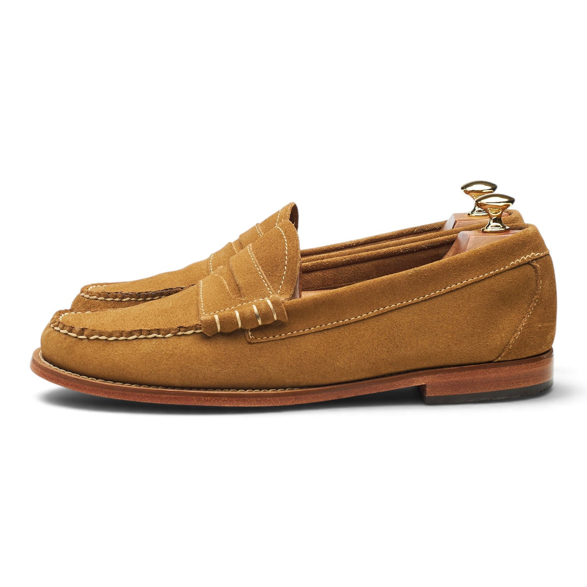 'Weejuns' Tan Brown Suede Loafers UK 9.5