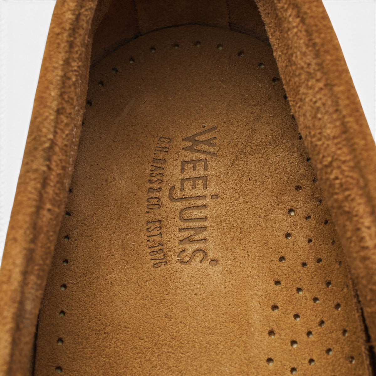 'Weejuns' Tan Brown Suede Loafers UK 9.5