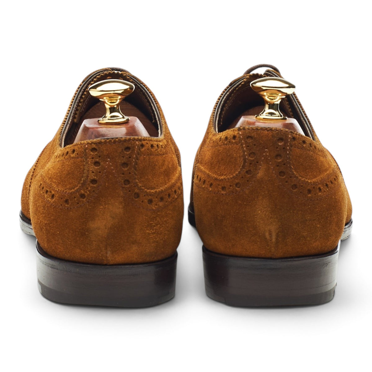 'Cadogan' Snuff Brown Suede Oxford Brogues UK 9.5 E