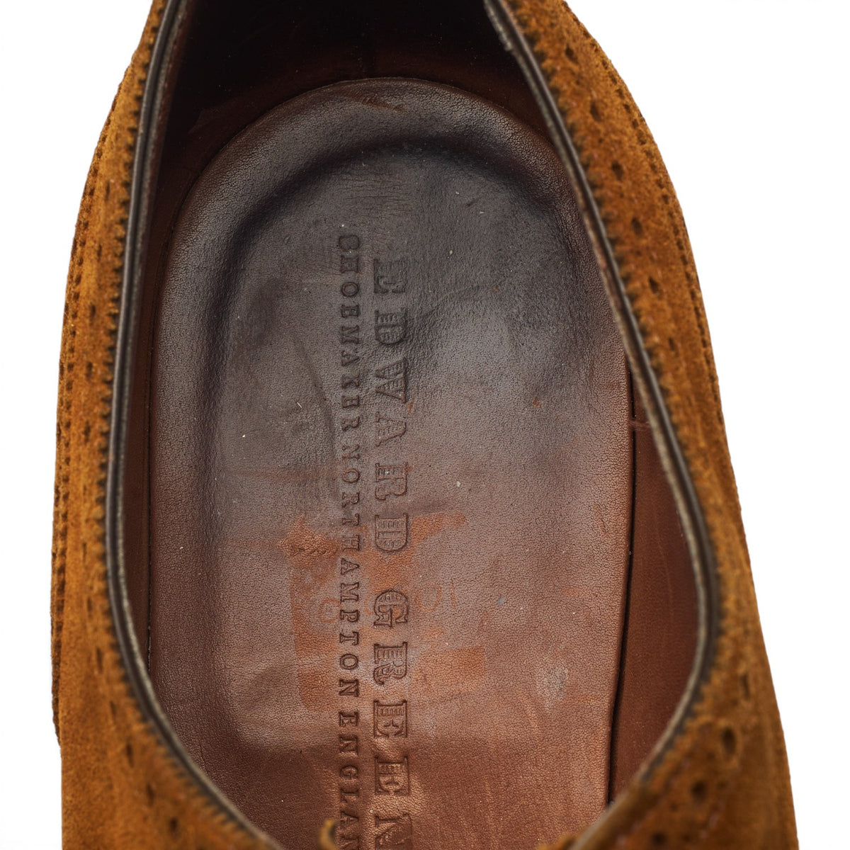 'Cadogan' Snuff Brown Suede Oxford Brogues UK 9.5 E
