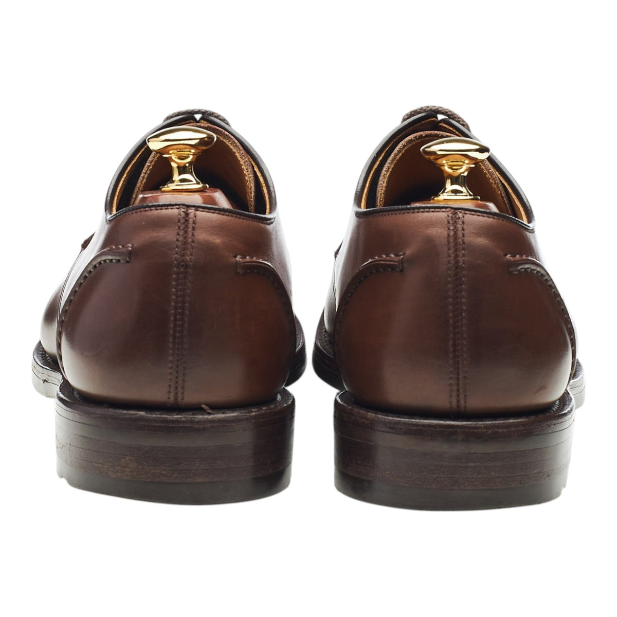 'Glenshee' Brown Leather Veldtschoen Apron Derby UK 9.5 G