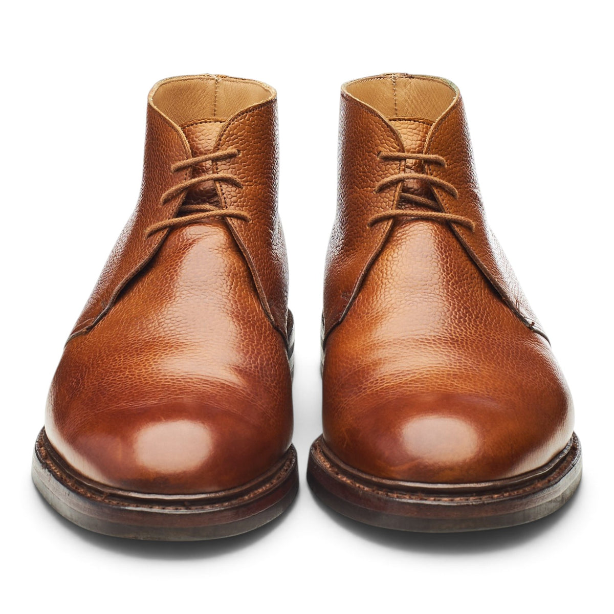 'Chepstow' Tan Brown Leather Chukka Boots UK 9.5 G