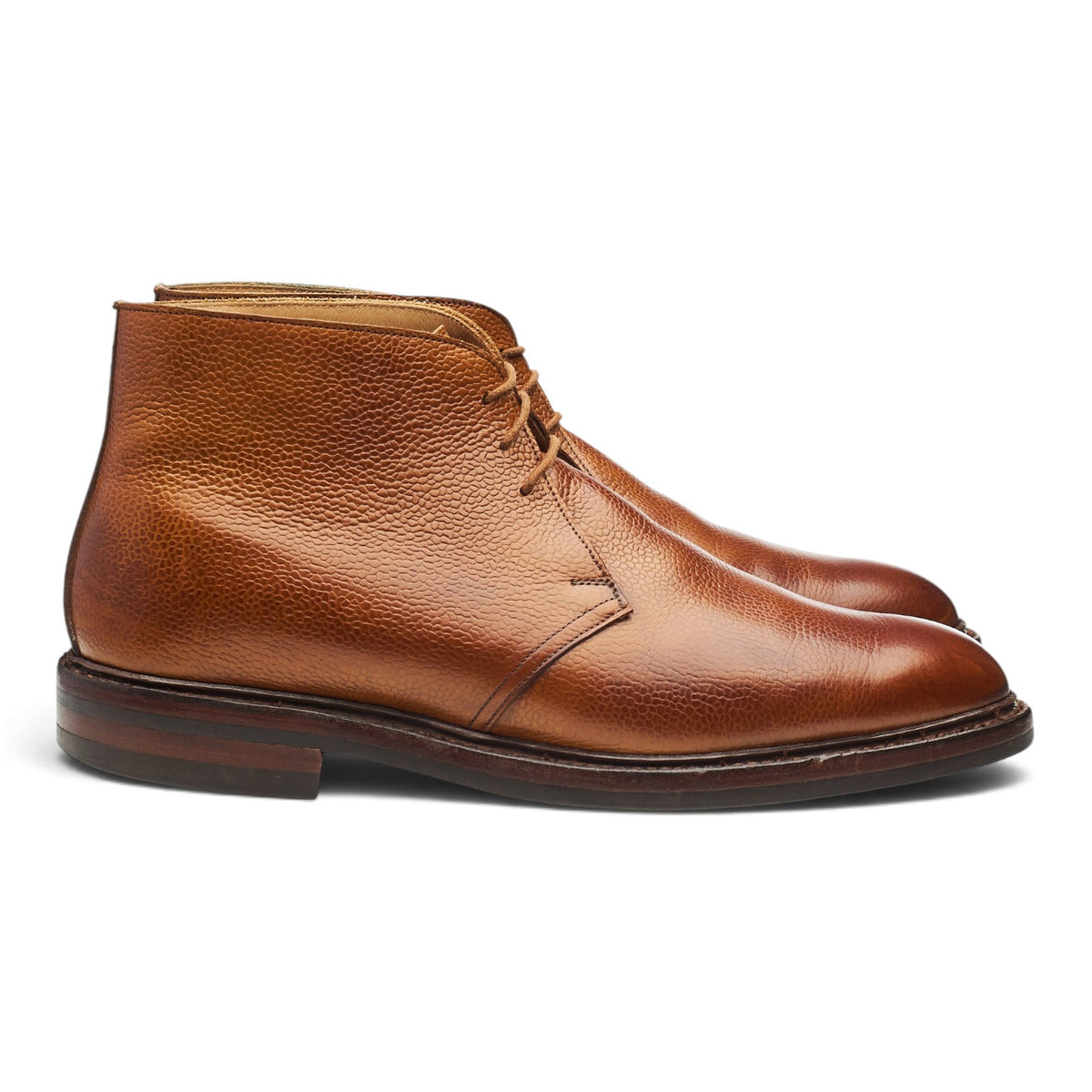 'Chepstow' Tan Brown Leather Chukka Boots UK 9.5 G