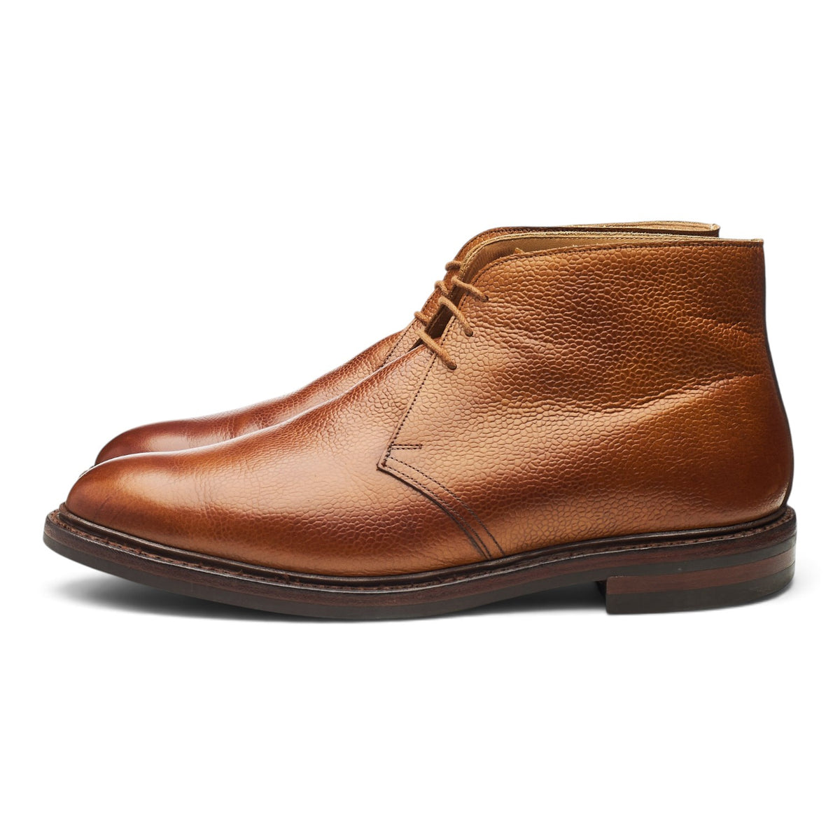 'Chepstow' Tan Brown Leather Chukka Boots UK 9.5 G