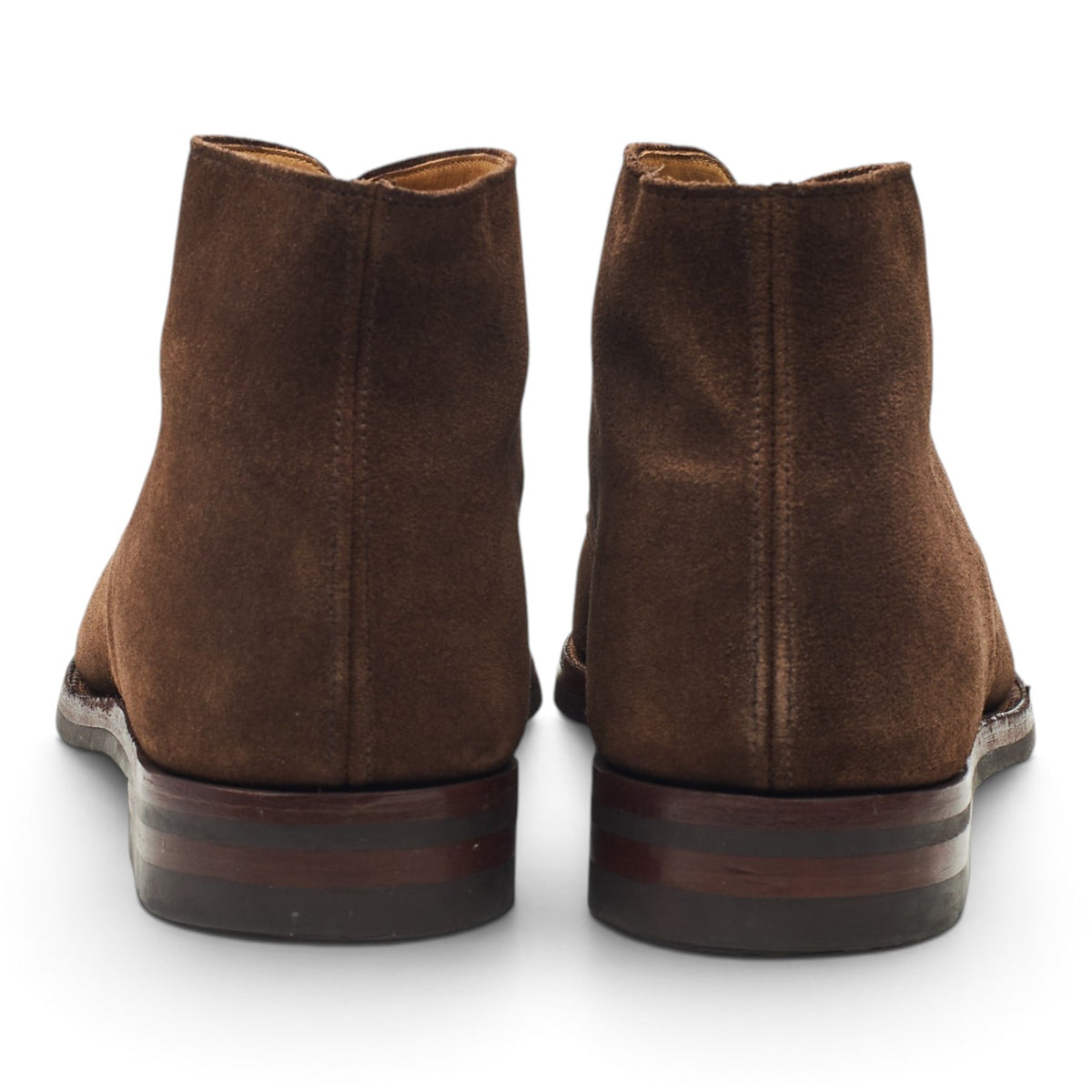 'Tetbury' Dark Brown Suede Chukka Boots UK 9.5 E
