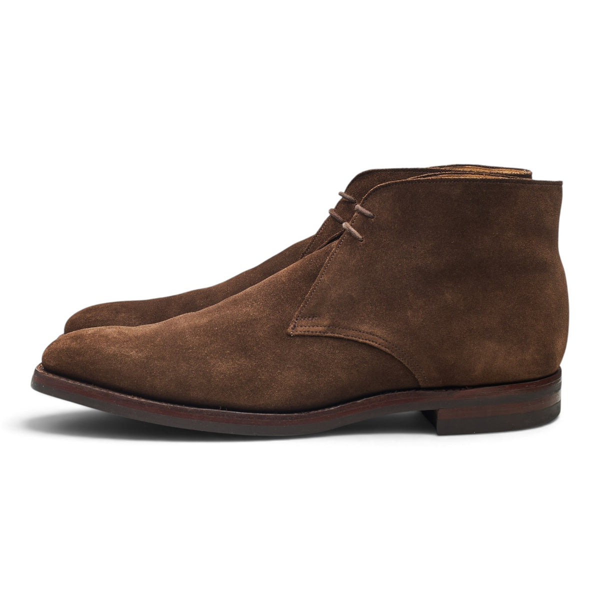 'Tetbury' Dark Brown Suede Chukka Boots UK 9.5 E