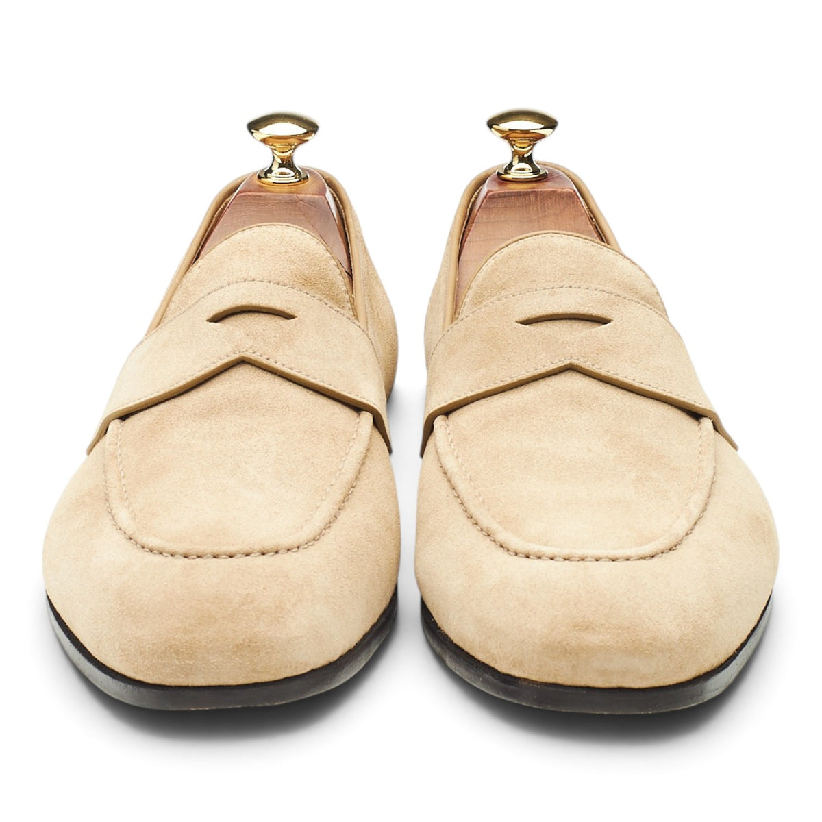 'Dundridge' Beige Suede Loafers UK 9
