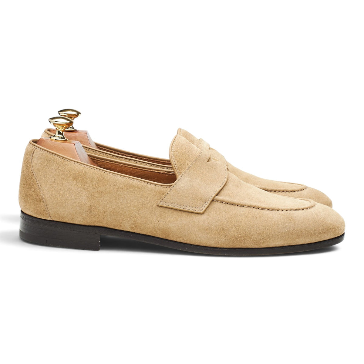 'Dundridge' Beige Suede Loafers UK 9