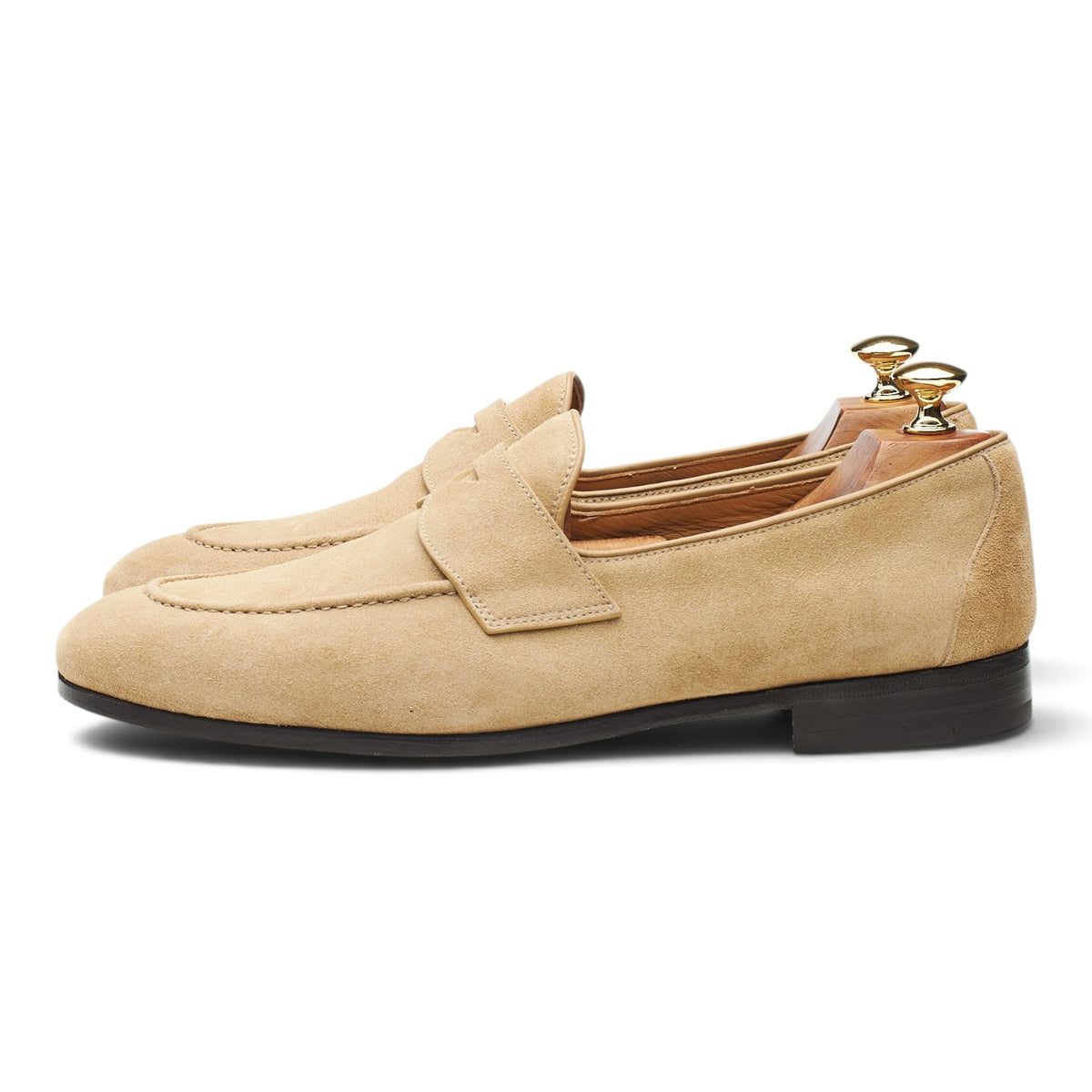 'Dundridge' Beige Suede Loafers UK 9