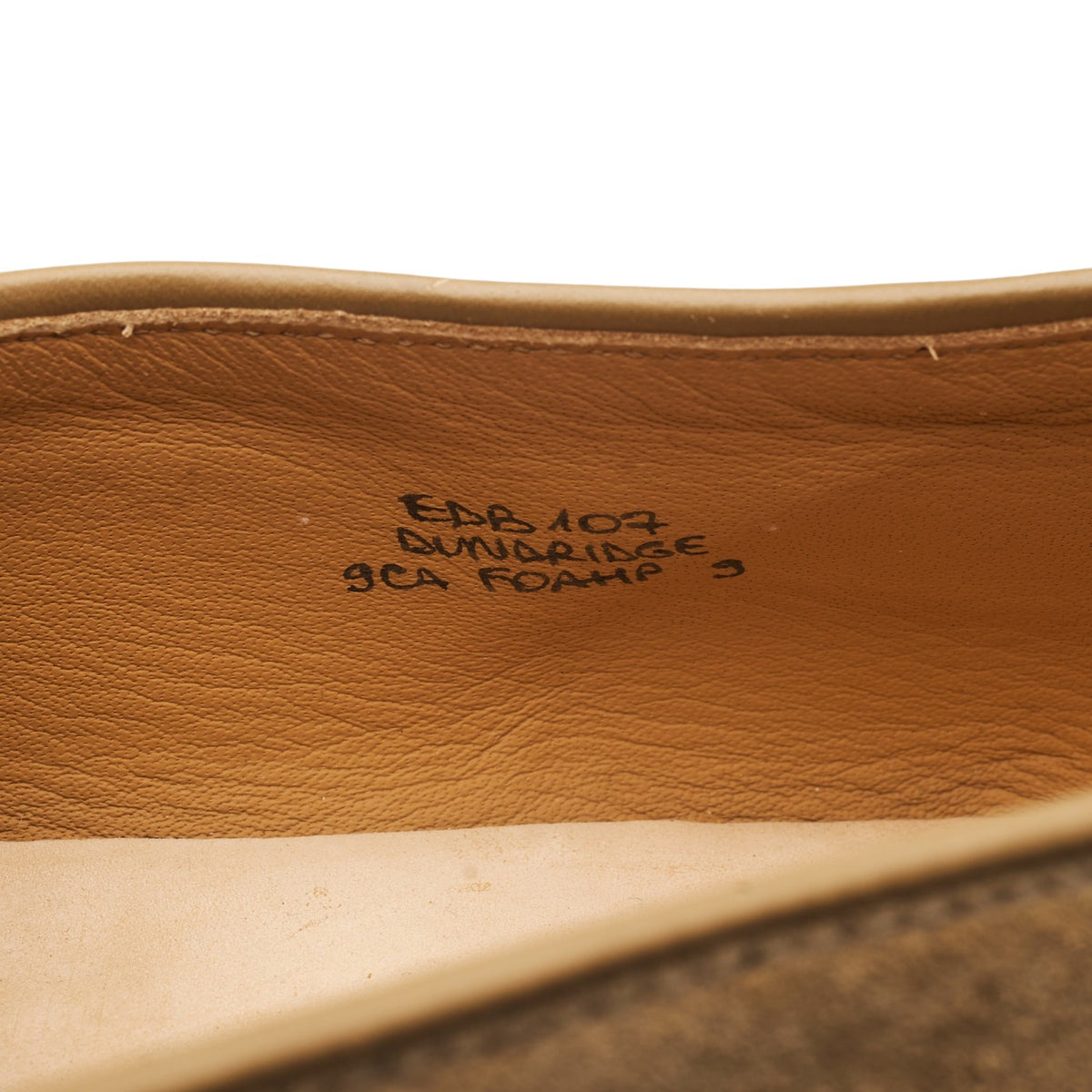 'Dundridge' Beige Suede Loafers UK 9
