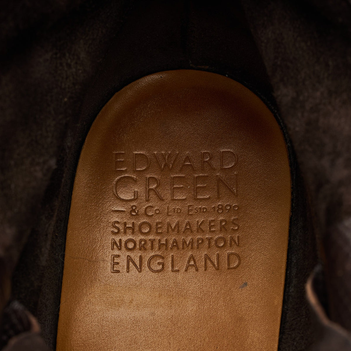 'Galway' Dark Brown Grain Leather Boots UK 9 E