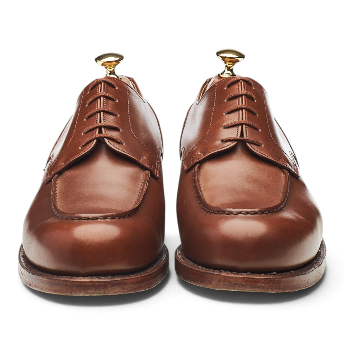 'Chambord' Brown Leather Apron Derby UK 9