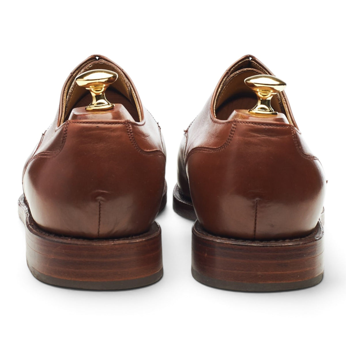 'Chambord' Brown Leather Apron Derby UK 9